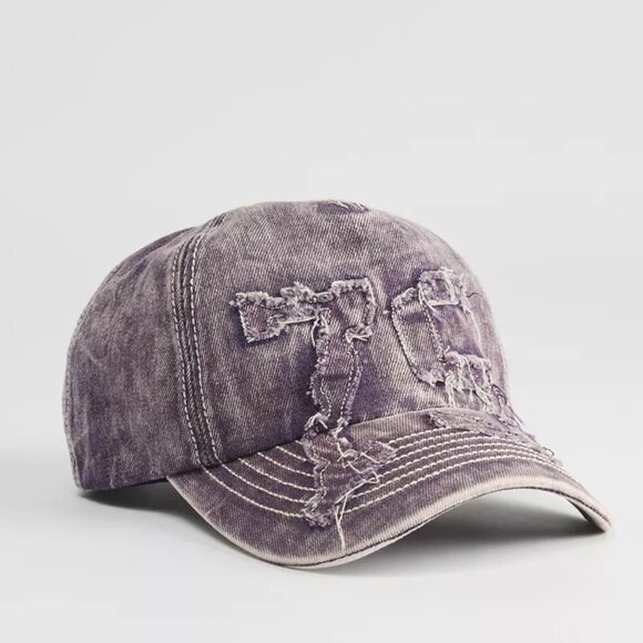 NWT Urban Outfitters Sun Bleached Patch Purple Dad Hat - Picture 5 of 5